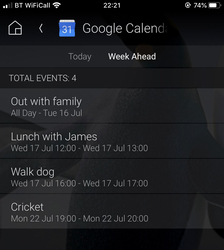 Google Calendar Control4 Integration